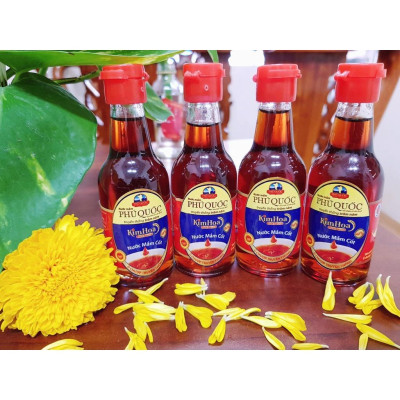 Nước Mắm Cốt Kim Hoa Phú Quốc Hộp 60ml - Hộp 8 chai - mỗi chai 60ml