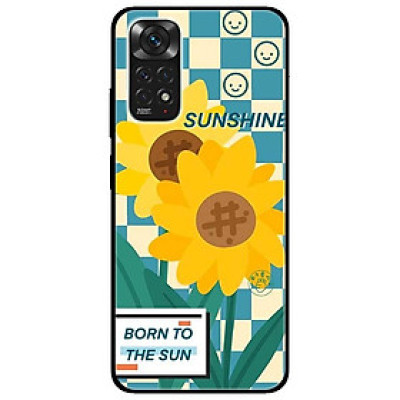 Ốp lưng dành cho Xiaomi Redmi Note 11 4G mẫu Hướng Dương Nền Sọc