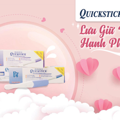 Combo 2 Dụng Cụ Thử Thai Cao Cấp Quickstick Midstream