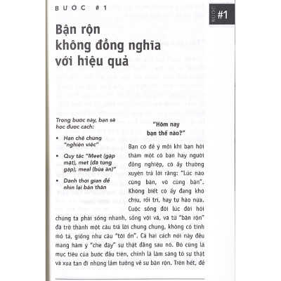 10 Bước thực hành - Quản lý thời gian