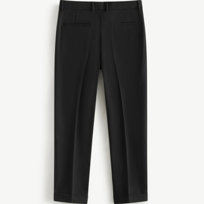 Quần Âu Nam / Quần tây nam ROUTINE Trơn gập lai Form Slim cropped 10S25PFO001 | ROUTINE CÀ MAU