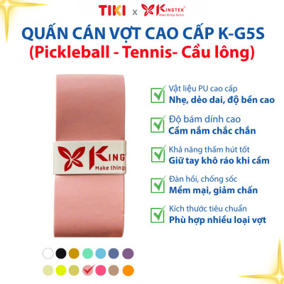 Quấn Cán Vợt KINGTEK K-G5S | Overgrip Cao Cấp Cho Pickleball  - Cầu Lông - Tennis | Êm Tay – Chống Trượt – Hút Mồ Hôi