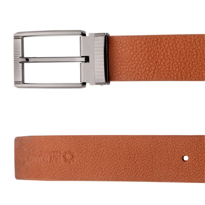 HJ4119-20-21 - Dây nịt nam Huy Hoàng lót nhung 3,5P màu da, đen, nâu