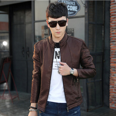 Áo khoác da nam lót lông SITAKI cao cấp - AD14 Đen