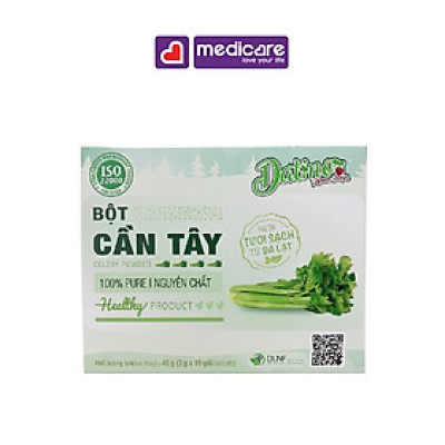 0131871 DATINO Bột Cần Tây Nguyên Chất Hộp 15 gói