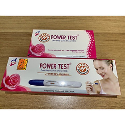combo Que thử thai Powertest +bút thử thai Powertest 