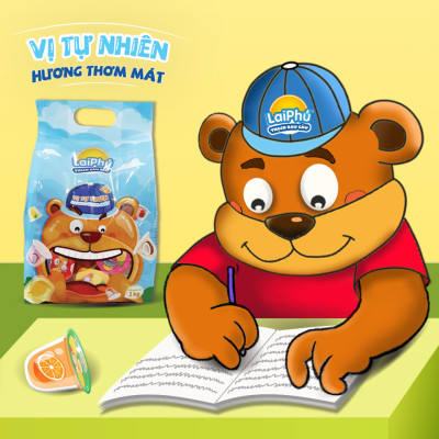 Thạch Rau Câu Lai Phú Vị Trái Cây 1kg