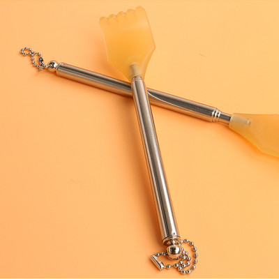Cây Gãi Lưng Inox Kéo Dài Nhỏ Gọn Cây Gãi Lưng Rút Gọn Tuỳ Chỉnh Chiều Dài Hình Bàn Tay Cán Inox