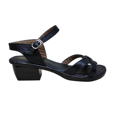 Giày Sandal Nữ Cao Gót HA NAM Da Bò Thật Cao Cấp 4cm DNU2128