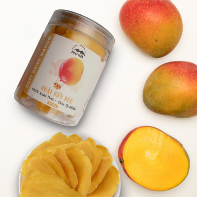 Xoài Sấy Dẻo Dalat Farm - Hộp 300 g