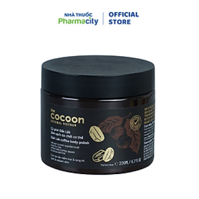 Tẩy Da Chết COCOON Giúp Làm Sạch Da Chết Cơ Thể (hũ 200ml)
