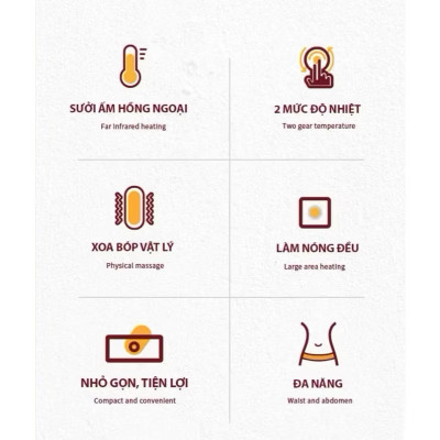 MASSAGE BỤNG KINH MẪU MỚI 2025 LS01- TIỆN LỢI, HIỆU QUẢ .