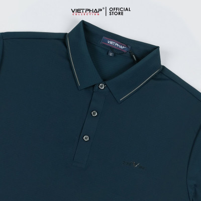 Áo Polo Nam VIỆT PHÁP Form Luxury - Thun Lụa Lạnh, lịch lãm, sang trọng  2A108