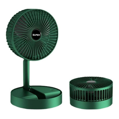 Quạt Mini Gấp Gọn 3 Tốc Độ Gió - Xoay 360 Độ, Sạc USB, Pin Dung Lượng Lớn Loại Tốt