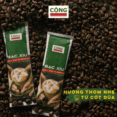 Set 10 20 30 50 gói cà phê bạc xỉu hòa tan C+ (Stick không hộp, không giấy gài) Cộng Cà Phê