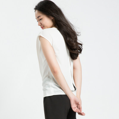 Áo Kiểu Nữ Công Sở Cao Cấp Thời trang thiết kế Hity TOP090 (Trắng Kim Cương)