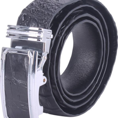 Bộ Ví & Thắt Lưng Nam Da Cá Sấu Gai Đuôi Huy Hoàng HT2207-HT4210 (23 x 11,5 cm) - Đen