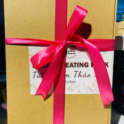 Túi chườm thảo mộc Adeva Naturals - 100 lần sử dụng - Nóng hoặc lạnh - Giảm đau mỏi xương khớp, giúp thư giãn, giảm căng thẳng mệt mỏi. Tiện lợi - nhanh chóng - hiệu quả - sử dụng cho mọi lứa tuổi