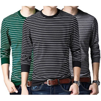 Áo thun sọc dài tay chống nắng 