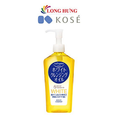 Dầu tẩy trang Kosé Softymo White Cleansing Oil giúp dưỡng sáng da (230ml) - Hàng chính hãng