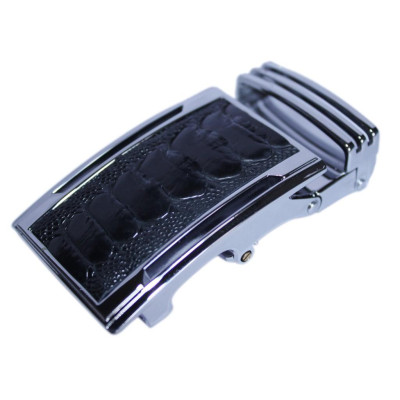 HT9409 - Đầu khóa da đà điểu Huy Hoàng 4 phân đầu trắng màu đen