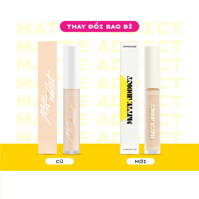 Che Khuyết Điểm Lemonade Matte Addict Concealer 3g