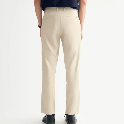 Quần kaki nam đính nhãn kim loại Form Slim cropped - ROUTINE 10S25PCA002