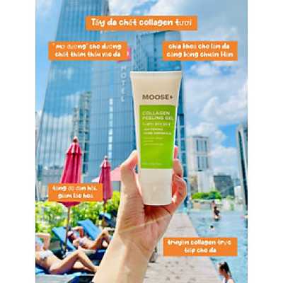 Tẩy da chết MOOSE+ Peeling Gel chăm sóc da sáng mịn 150ml
