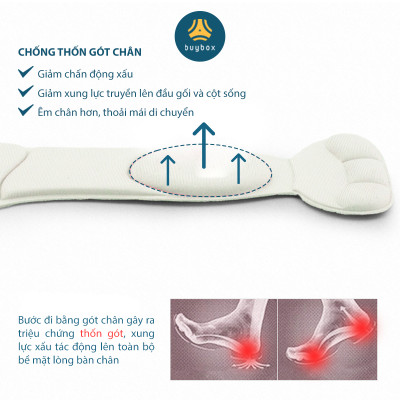 Miếng lót giảm size cho giày bị rộng Cao Cấp - buybox - BBPK11 (Da beo)