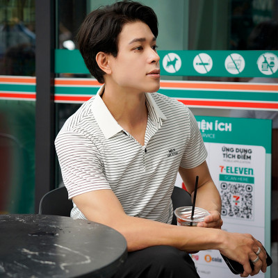 Áo Polo Nam VIỆT PHÁP Form Luxury - Thun Lụa Lạnh, lịch lãm, sang trọng 2A113