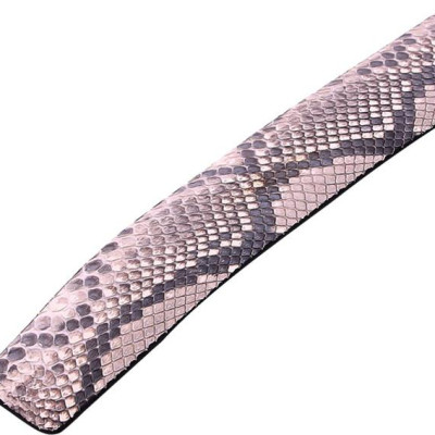 Thắt Lưng Nam Da Trăn Bản Lớn Đầu Kim Huy Hoàng HT4320 - Trắng