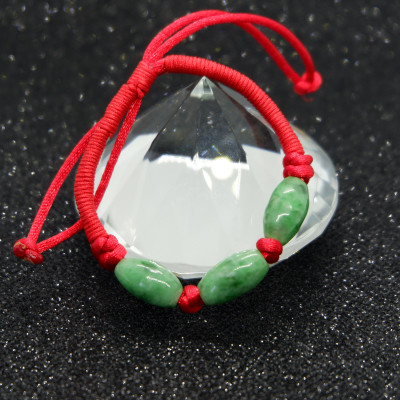 Vòng tay lu thống đá cẩm thạch tụ nhiên thòi trang phong thủy