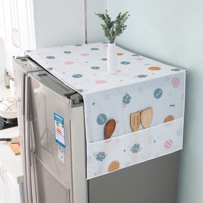 Tấm vải phủ tủ lạnh siêu bền ,chống thấm ,chống bụi có túi đựng 2 bên ,hoa văn trang nhã ,màu sắc đẹp mắt ,tô điểm không gian gia đình bạn thêm sinh động ,sắc sỡ