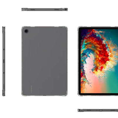 Ốp lưng trong suốt có gờ bảo vệ cho Samsung Galaxy Tab A9 , A9 Plus - hàng nhập khẩu