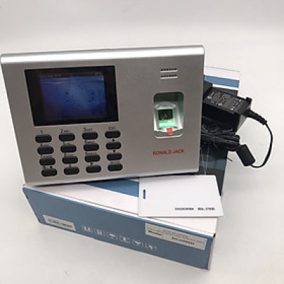 Máy chấm công Ronald Jack DG600ID cảm biến vân tay, bền, chống trầy, lưu trữ 1.000 dấu vân tay, Tích hợp Kiểm soát cửa - Hàng Chính Hãng