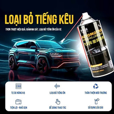 Xịt Dưỡng Gioăng Cao Su Ô Tô [AUTOMOTM] 450ml – Bôi Trơn, Chống Kẹt Cửa Kính Hiệu Quả