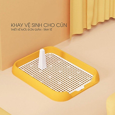 Khay vệ sinh cho chó 52*42cm -- khay hướng dẫn chó đi vệ sinh dúng chỗ giá rẻ
