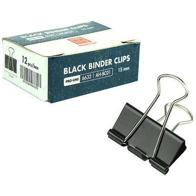 Hộp 12 Kẹp Bướm 15mm - Hồng Hà 6632