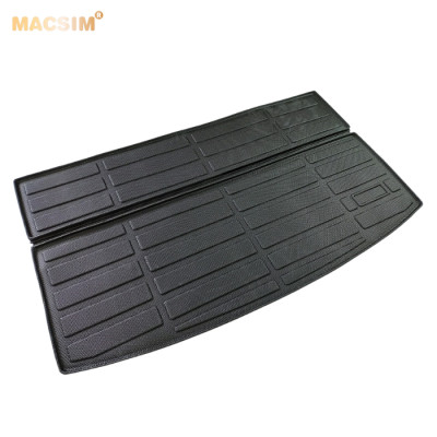 Thảm lót cốp xe ô Mitsubishi Xpander 2019-2024 nhãn hiệu Macsim chất liệu TPE cao cấp màu đen