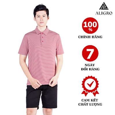 Áo Phông Nam Kẻ Ngang Aligro ALGAPC018