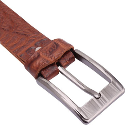 Thắt Lưng Nam Vân Cá Sấu 1 Lớp Huy Hoàng HT4122 (120 x 4 cm) - Màu Da