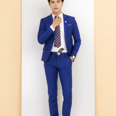 Áo Vest Nam Titishop AVN297 Xanh 1 Nút 