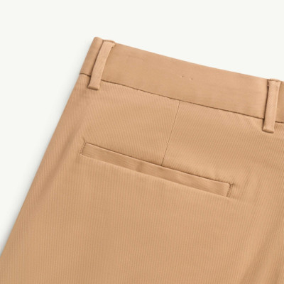 Quần Kaki Nam Premium ROUTINE Ống Ôm Trơn Form Slim Cropped - 10S24PCA001P | LASTORE MENSWEAR