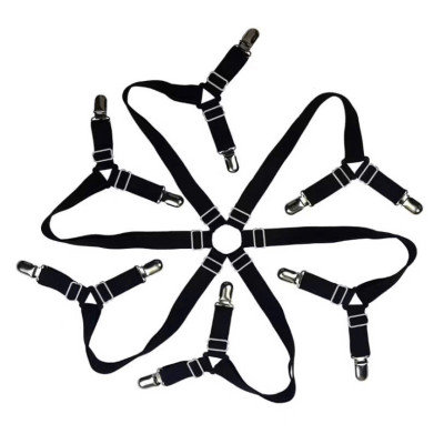 Bộ 4 kẹp ga giường drap chống xê dịch có đệm nhựa