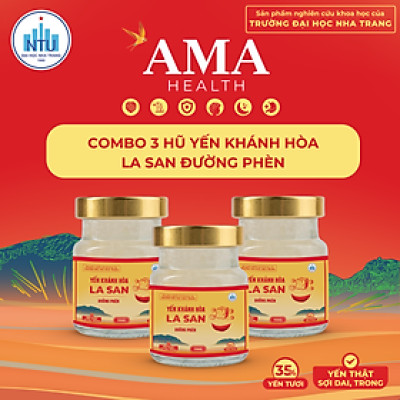 [COMBO 3 HŨ ] Yến Khánh Hòa La San Đường Phèn