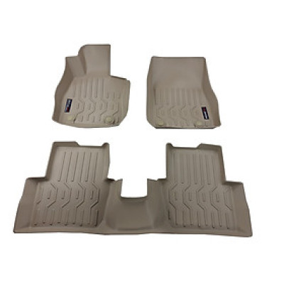 Thảm lót sàn xe ô tô Mazda CX30 2020 + Nhãn hiệu Macsim chất liệu nhựa TPV cao cấp màu be (FDW-155)