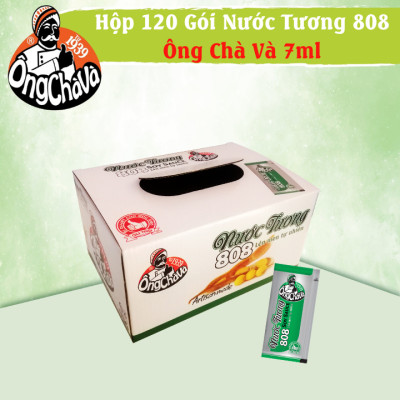 Nước Tương Hộp 808 Ông Chà Và (120 gói/hộp) - Soy Sauce