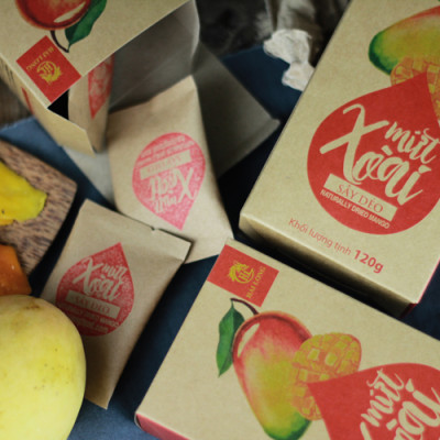 Combo 5 Hộp Mứt Xoài Sấy Dẻo Hải Long (120g / Hộp)